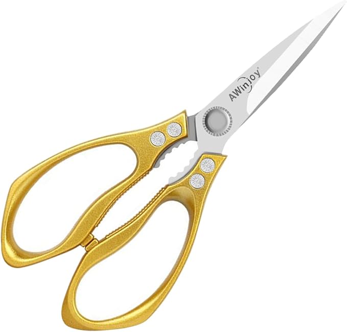 Heavy Duty Sharp Kitchen Scissors, Bread by AWinjoykitchenshears
