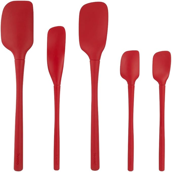 Tovolo Flex Core 5 Piece Silicone Spatula Set Heat Resistant All Silicone - Image 3