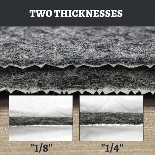 100% Waterproof Rug pad, 6x9 ft Area Rug Non-Slip Rug Pads, Carpet Pads for A...