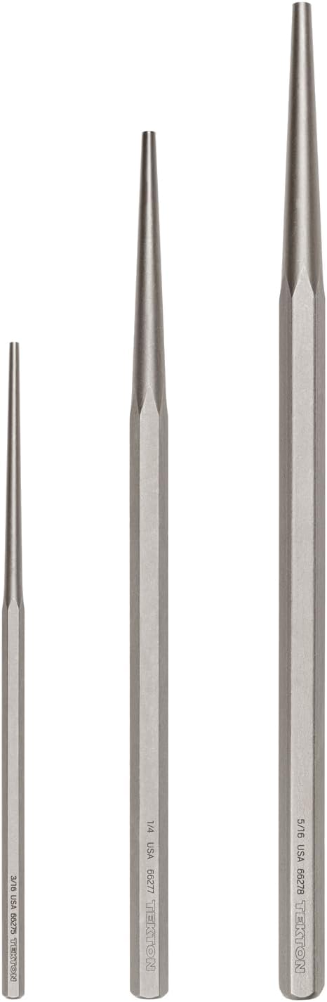TEKTON Long Alignment Punch Set, 3-Piece | 66556 | Made in USA