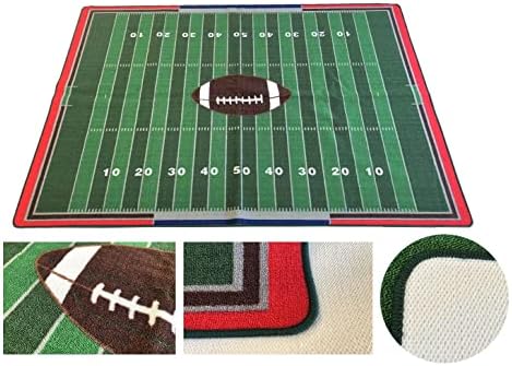 Mybecca Kids Rug American Football Field Rug 5'x7' (Approx:4'11&q...