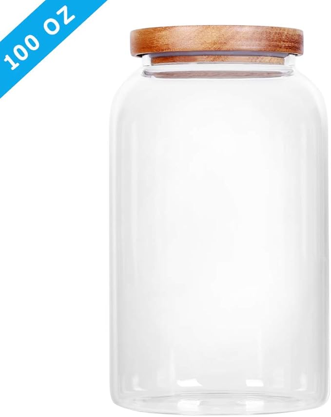 SAIOOL Modern Design Transparent Glass Food Storage jars, Food storage - Image 2