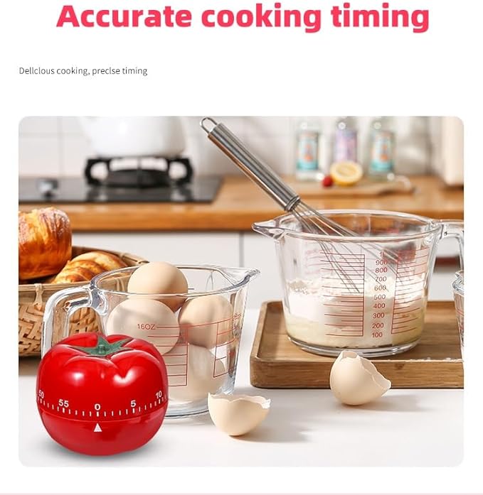 Kitchen Timer, 60-Minute Mechanical Countdown Timer - Image 5