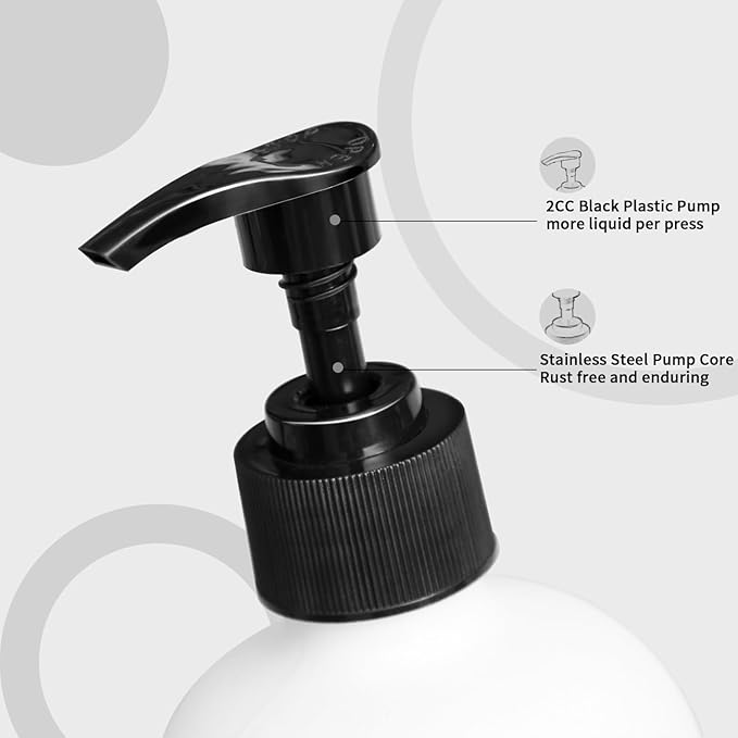 MOMEEMO Soap Dispenser Set 2 Pack, Contains Hand and Dish Soap Dispenser - Image 4