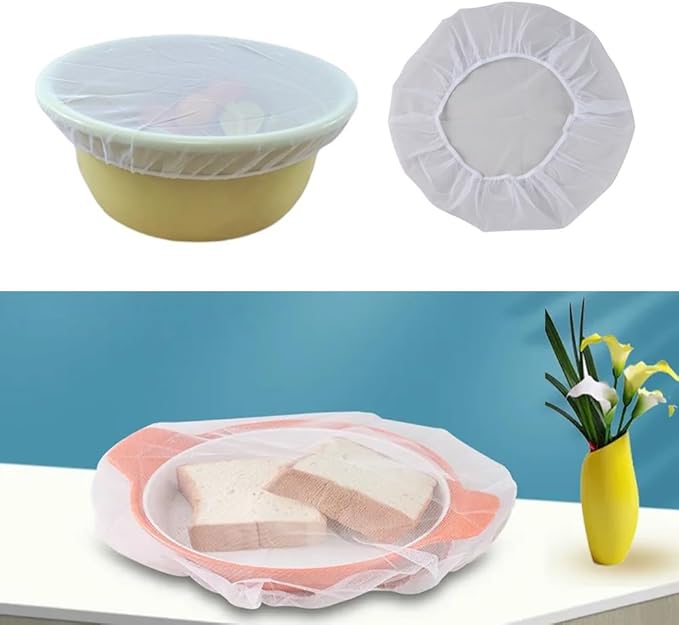 4 Pack Mesh Food Covers Portable Small Food Tents Top Screen Food Cover - Image 4