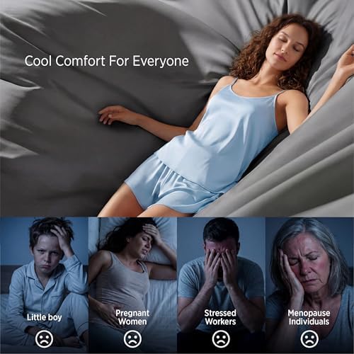 Bedsure Lightweight Cold Blanket for Summer, Bed Cooling Blanket Queen Size f...