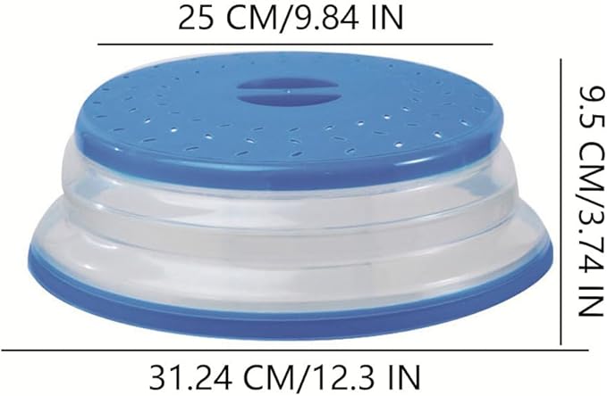 Collapsible Microwave Splatter Cover, Microwave Plate Cover - Image 2