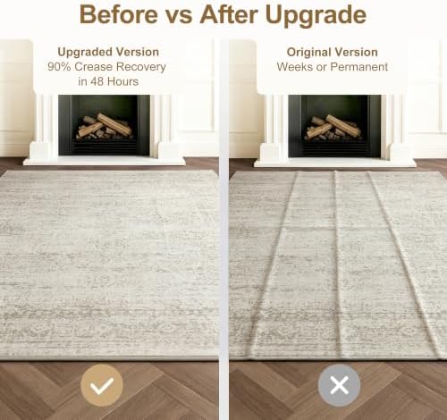 Washable Rugs 10x14 Area Rugs for Living Room,Bedroom,Dining Room Carpet