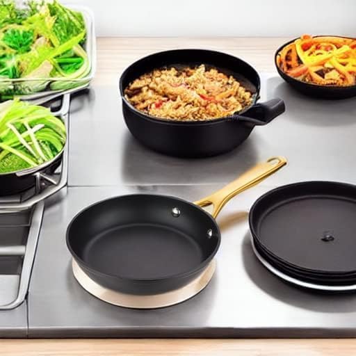 MsMk Nonstick Frying Pan 8 Inch Black, Designed Enamel Exterior Coating - Image 2