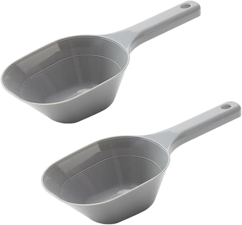 2 PACK 1 Cup Capacity Dog and Cat Plastic Pet Food Scoop by NURYOSPACESAVING