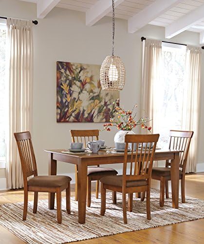 Signature Design by Ashley Berringer Wood Dining Chairs Set of 2, Brown