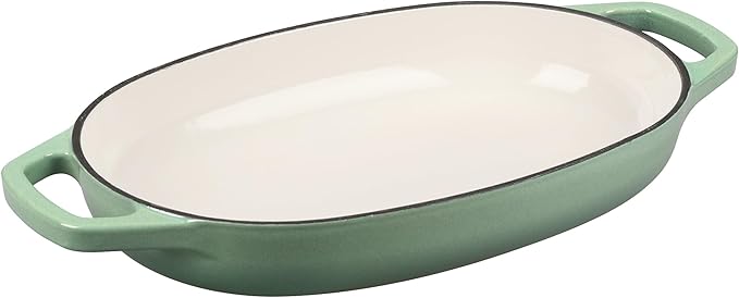 EDGING CASTING Enameled Cast Iron Oval Dutch Oven Pot