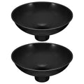 Vesici 2 Pack Extra Large Wide Mouth Funnel Black 2.5" x 10" Multi Purpose by Vesici