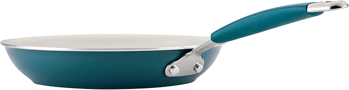 Rachael Ray Cucina Ceramic Nonstick Frying Pans/Skillet Set, Dishwasher Safe
