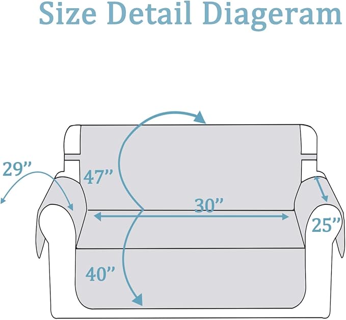 Easy-Going Reversible Chair Cover Washable Sofa Cover - Image 6