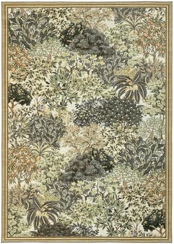 GarveeHome Forest Rug 5x7 Washable Area Rugs for Living Room, Brown Green