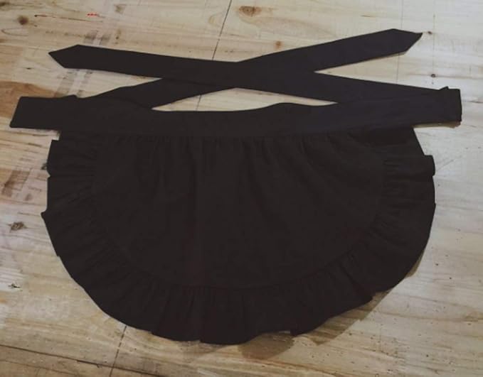 CRB Fashion Waist Apron Kitchen Cooking Restaurant Cotton Bistro Half Aprons - Image 2