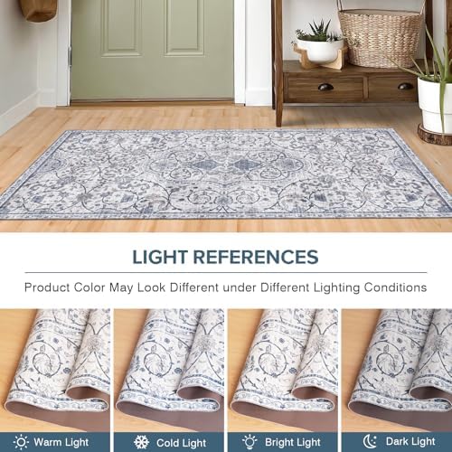 Area Floor Mat for Home, 3'x5' Waterproof PVC Soft Area Mat for Kitchen