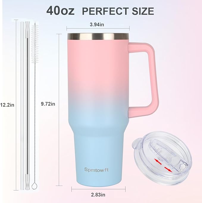40oz Stainless Steel Double Vacuum Tumbler - Image 3