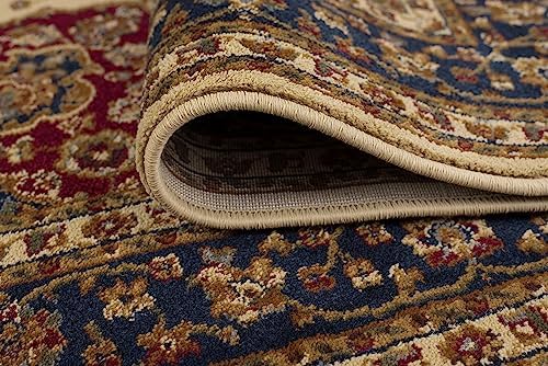 Kirsten Traditional Oriental Ivory Rectangle Area Rug, 8' x 10'