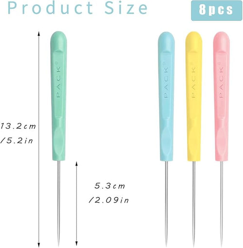 8Pcs 5.2 Inches Sugar Stir Needle, Cookie Scribe Needles Cake Decorating Needle - Image 2