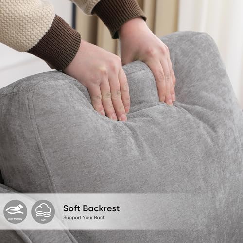 Accent Chair for Living Room, Mid Century Modern Reading Chair for Bedroom, U...