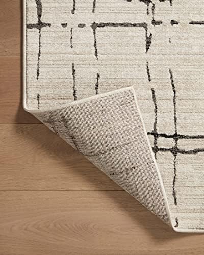Loloi Darby Sand/Dk. Grey 6'-7" x 9'-3" Area Rug