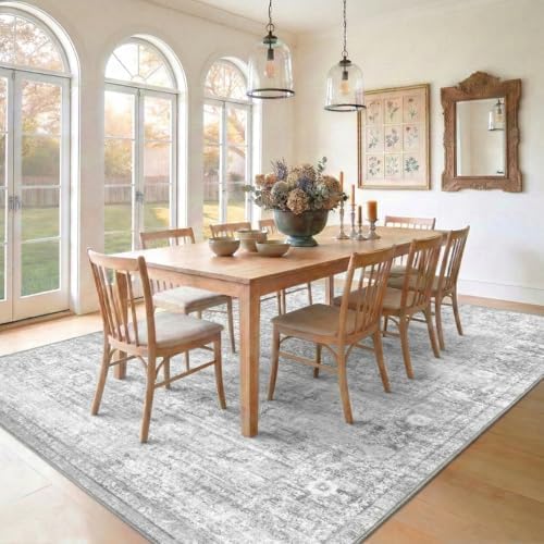 Homemate Washable Rug 8x10 Area Rugs - Vintage Rugs for Living Room
