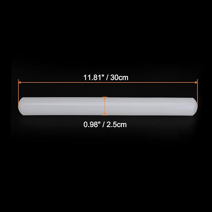 HARFINGTON Fondant Rolling Pin PP 30cm x 2.5cm Non Stick - Image 2