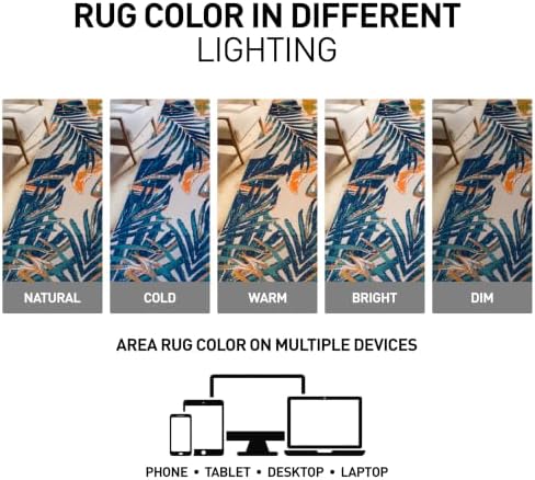 Rugshop Indoor/Outdoor Floral Tropical Durable Area Rug Multi 7'10" ...