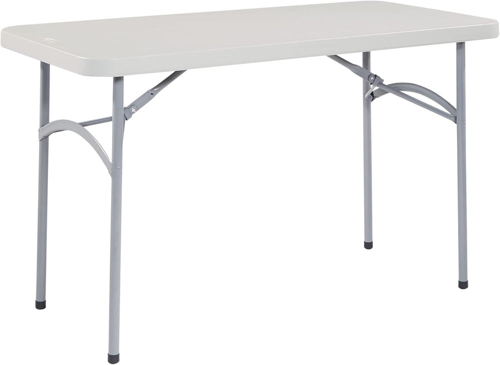 Office Star Resin Multipurpose Rectangle Folding Table for Indoor or Outdoor ...