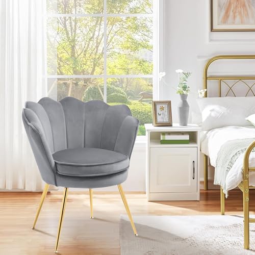 Czlolo Accent Chairs Set of 2 for Living Room, Velvet Upholstered Makeup Room...
