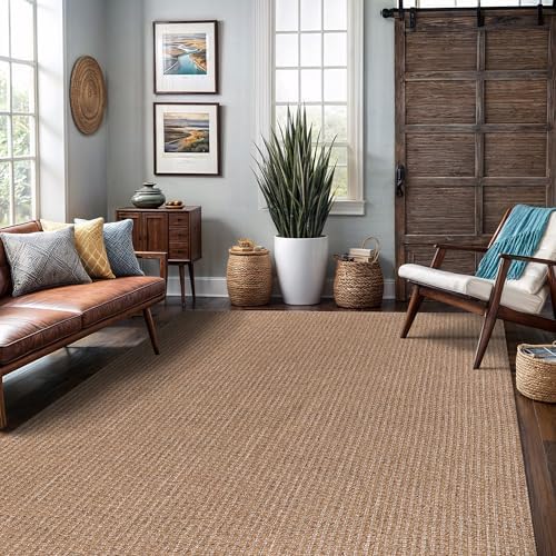 Easy Jute Rug 4x6 Indoor Outdoor Natural Rugs Solid Fiber Rug Woven Area Rug ...