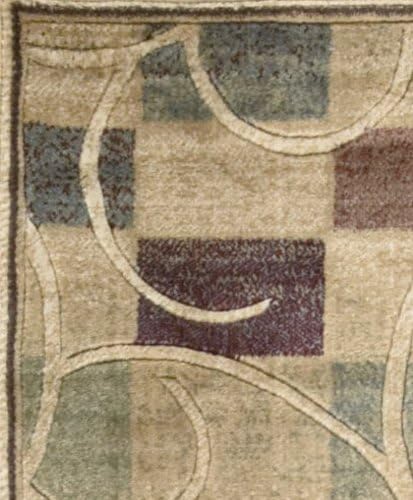 Nourison Home Expressions Beige 2'3" x 8' Area Rug - Easy Clean,...