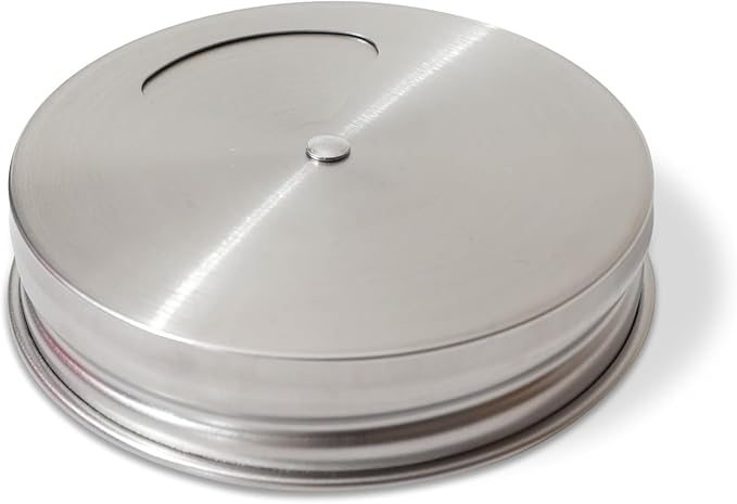 Mason Jar Spice Shaker Lids Stainless Steel – 6 Pack Adjustable Spice Lids - Image 5