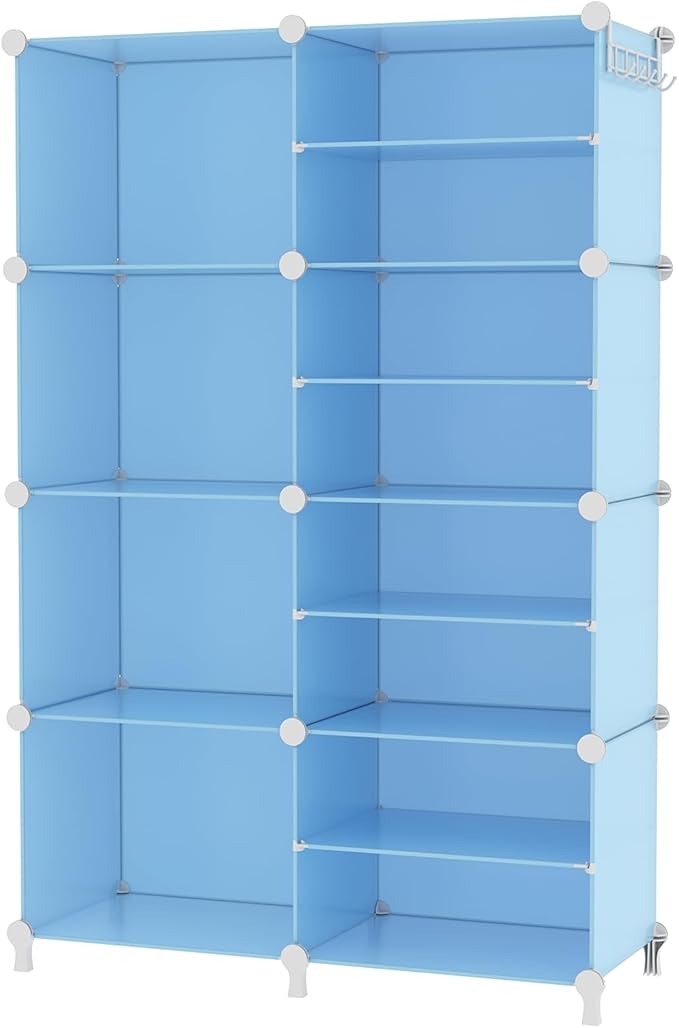 AWTATOS Closet Organizer 8 Cube Storage Shelves Closet Storage Clothes
