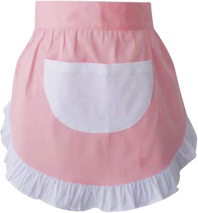 CRB Fashion Waist Apron Kitchen Cooking Restaurant Cotton Bistro Half Aprons by CBTRFashion