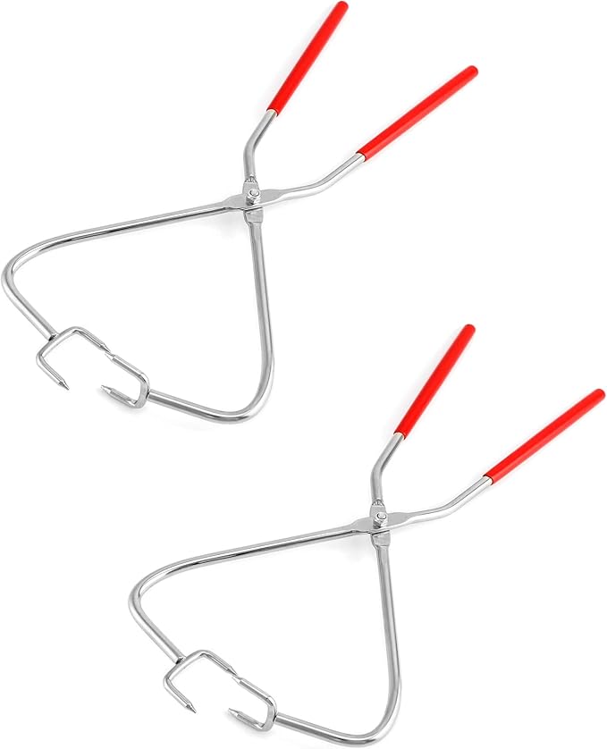 QWORK Sculpture Dipping Tong, 2 Pack Stainless Steel Clay Sculpture Tongs by QWORK