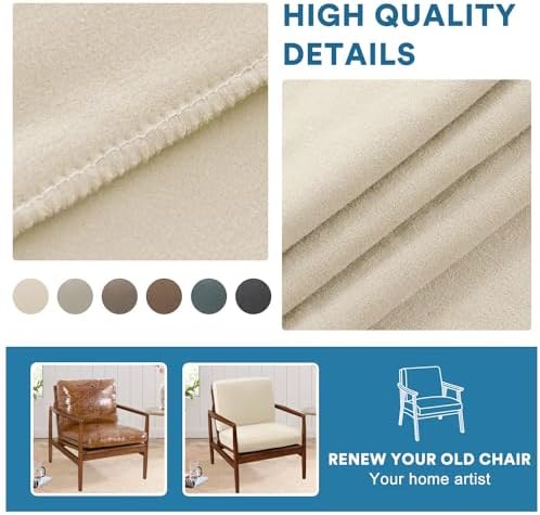 H.VERSAILTEX Chair Slip Covers with Arms 2 Piece Sofa Covers Super Stretch Cu...