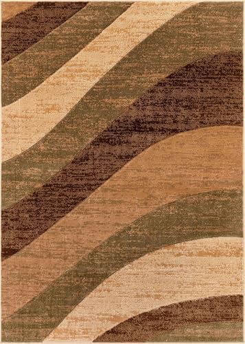 Well Woven Good Vibes Cecilia Multi Color Brown 5'3" x 7'3"...