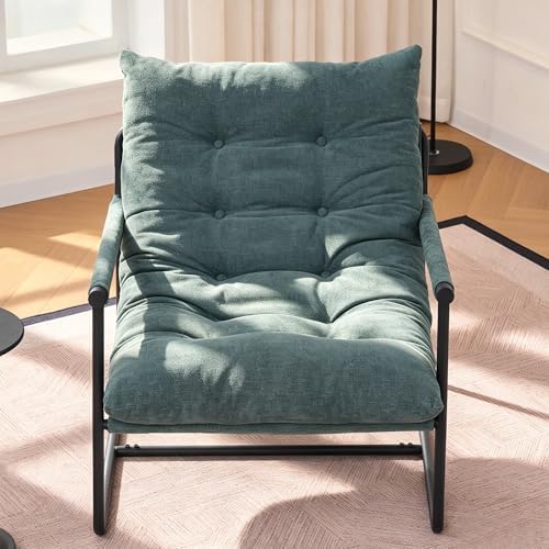 Accent Chair, Comfy Living Room Chair with Soft Cushion, Upholstered Armchair...