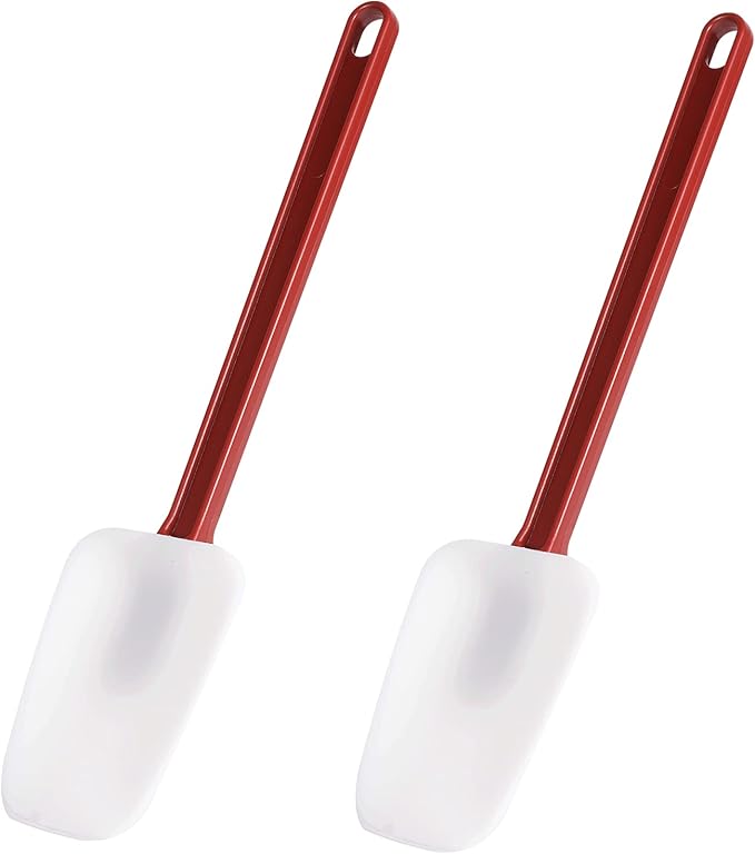Commercial Spoonula Rubber Spatula Set, High Heat Spatula Spoon 9.5 Inches by masteymoh