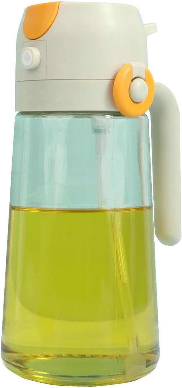 2 In 1 Oil Dispenser And Oil Sprayer, 16 Oz/470 Ml Oil Dispenser by Unknown