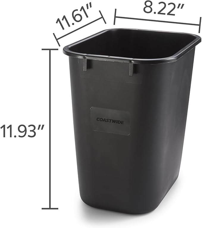 COASTWIDE Professional™ Indoor Trash Can Without Lid, 3.5 Gallon - Image 4