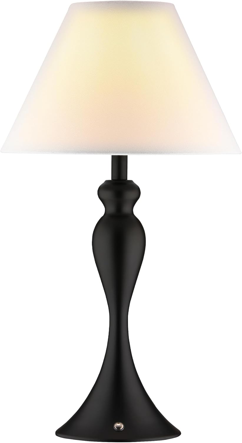 O'Bright Ember Cordless Table Lamp – Rechargeable, Touch Dimmable, Batter...