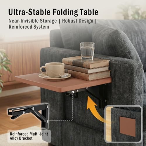 Convertible Sofa Bed with Foldable Side Table, 51" Pull Out Sleeper Couc...