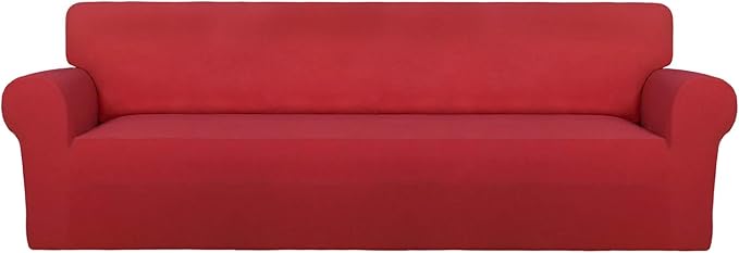 PureFit Super Stretch 4 Seater Sofa Slipcover – Spandex Non Slip Soft Couch by PureFit