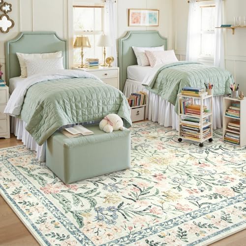Lahome Boho Rugs for Living Room, Washable Large 8x10 Area Rugs for Bedroom
