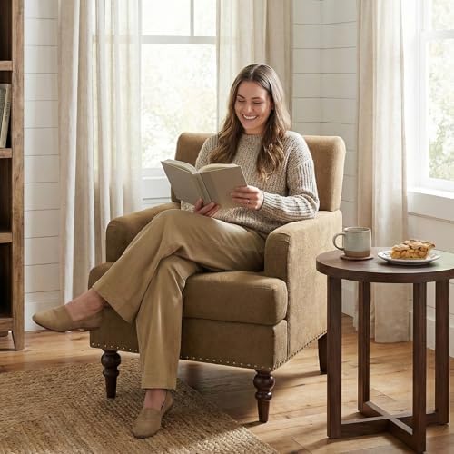 MALOL Modern Accent Chairs Set of 2 for Living Room, Comfy Bedroom Reading Ar...