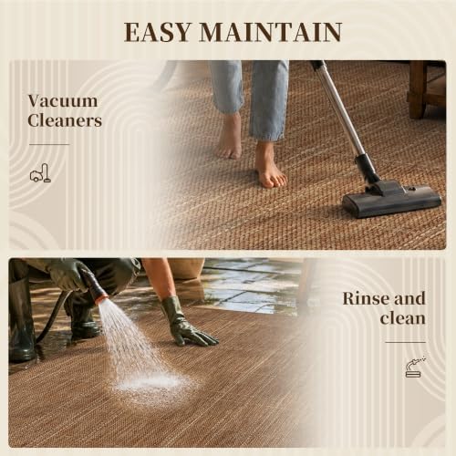 PADOOR-Outdoor Rug-Patio Rug 4x6 ft Polypropylene Indoor Outdoor Rugs Outdoor...